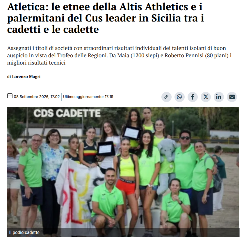 Parlano di Noi!!